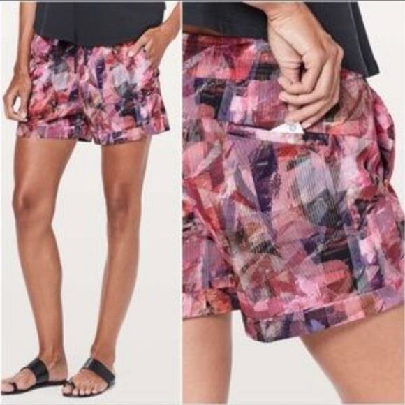 Lululemon Jacket + Short Set in Link Sun Dazed Silky Nulux - 6 - Picture 4 of 10